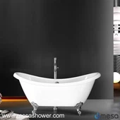 Underbar frittstående dubbeländad släpklafffotbad med C / UPC-certifiering