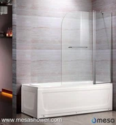 Enkel Design Frameless Pivot Modern Style Badkar Badkar Skärm