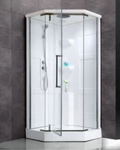 Seamless Shower Back Walls Surround Med Neo Angle Shape